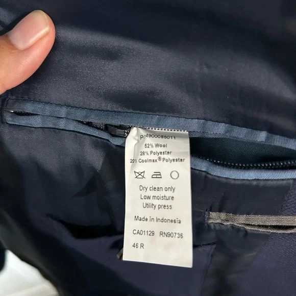 Ralph Lauren Mens Navy Blazer Sz 46R - Picture 5 of 5